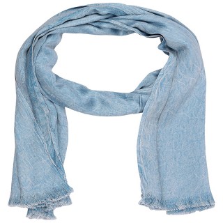 Satin Shaded Stole - Blue